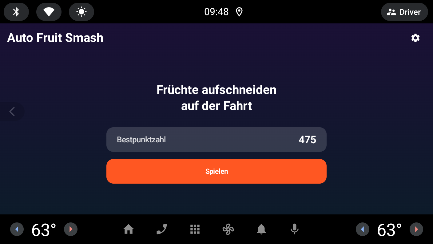 Auto Fruit Smash - Slice Fruits on Your Car Display